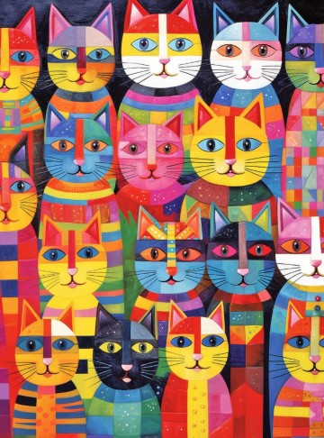 Cross & Glory - Rainbow Whiskers - 1000 Stukjes