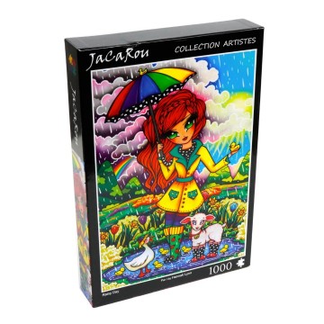 JaCaRou Puzzle - Rainy Day - 1000 Stukjes 2