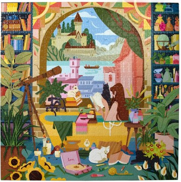 EeBoo - Reading & Relaxing - 1000 Stukjes