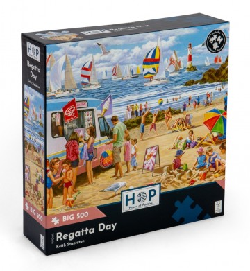The House of Puzzles - Regatta Day - 500 XL Stukjes 2