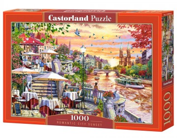 Castorland - Romantic City Sunset - 1000 Stukjes 2