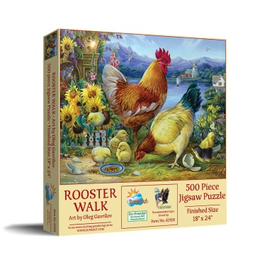 SunsOut - Rooster Walk - 500 Stukjes 2