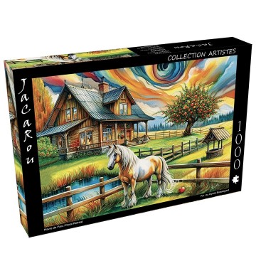 JaCaRou Puzzles - Rural Retreat - 1000 Stukjes 3