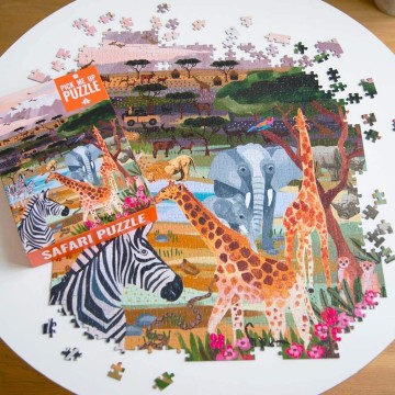 Talking Tables - Safari Puzzle - 1000 Stukjes 5