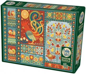 Cobble Hill - Scandi Chicken Quilt - 1000 Stukjes 2