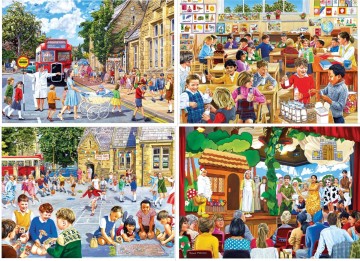 Gibsons - School Days - 4 x 500 Stukjes