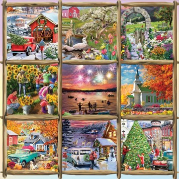 Alipson Puzzle - Seasonal Nine Square - 1024 Stukjes