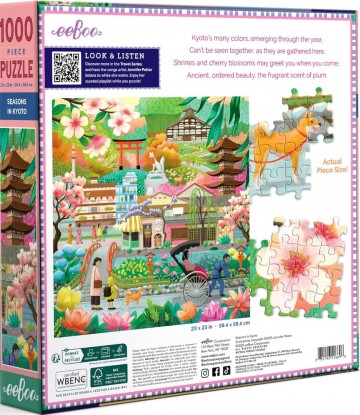 Eeboo - Seasons in Kyoto - 1000 Stukjes 3