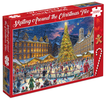 Tucker's Fun Factory - Skating Around the Christmas Tree - 1000 Stukjes 2