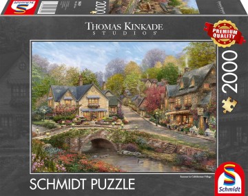 Schmidt - Summer in Cobblestone Village - 2000 Stukjes 2