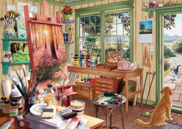 Ravensburger - The Artist's Shed - 1000 Stukjes Schade
