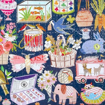 EeBoo - The Cat & The Yarn - 1000 Stukjes 4