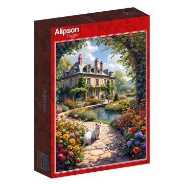 Alipson Puzzle - L'Arche Fleurie du Cottage - 1000 Stukjes 2