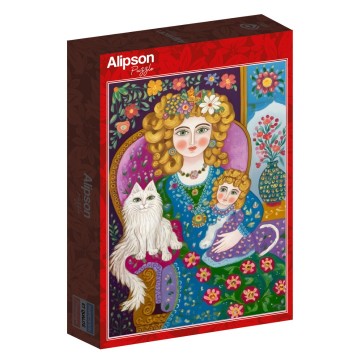 Alipson Puzzle - La Dame Aux Cheveux D'Or - 1000 Stukjes 2