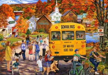 Bluebird Puzzle - The School Bus - 2000 Stukjes