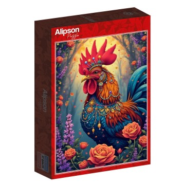 Alipson Puzzle - The Secret Garden of the Rooster - 1000 Stukjes 2