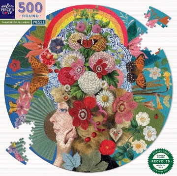 EeBoo - Theatre of Flowers - 500 Stukjes 4