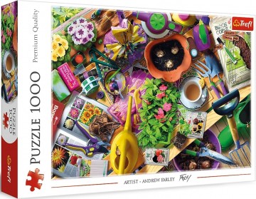 Trefl - Tidying Up the Garden - 1000 Stukjes 2