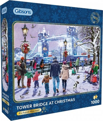 Gibsons - Tower Bridge at Christmas - 1000 Stukjes 2