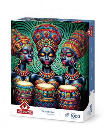 Art Puzzle - Tribal Rhythm - 1000 Stukjes 2