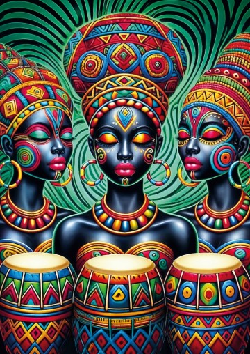Art Puzzle - Tribal Rhythm - 1000 Stukjes