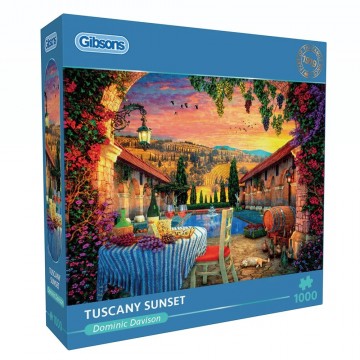 Gibsons - Tuscany Sunset - 1000 Stukjes 2