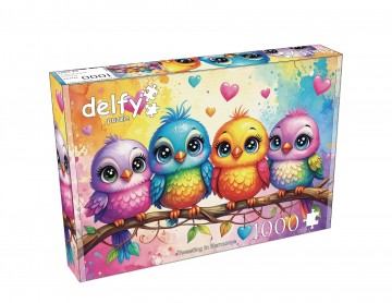 Delfy Puzzle - Tweeting in Harmony - 1000 Stukjes 2