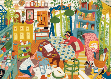 Falcon de Luxe - Upcycling Workshop - 1000 Stukjes