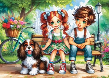 Delfy Puzzle - Vintage Summer Afternoon - 1000 Stukjes