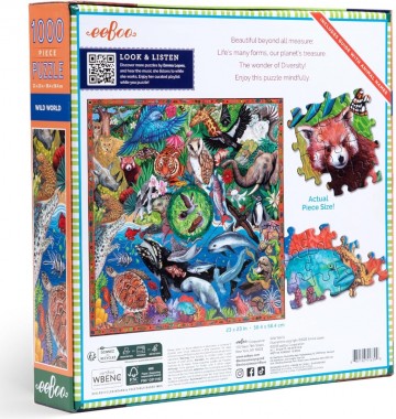 EeBoo - Wild World - 1000 Stukjes 3