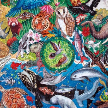 EeBoo - Wild World - 1000 Stukjes 4