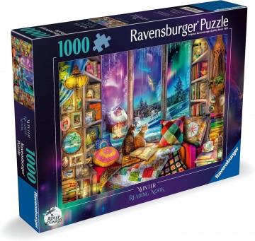 Ravensburger - Winter Reading Nook - 1000 Stukjes 2