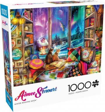 Buffalo Games - Winter Reading Nook - 1000 Stukjes 2