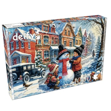 Delfy Puzzle - Winter Scene - 1000 Stukjes 2