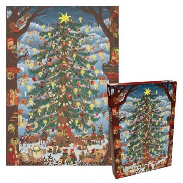 Penny Puzzle - Woodland Christmas - 1000 Stukjes Schade 3